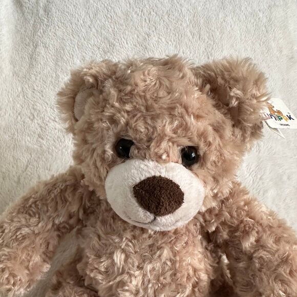 Unipak Cream Teddy Bear 14” Vera w/Paw Pawprints Plush Stuffed Animal - Picture 2 of 9